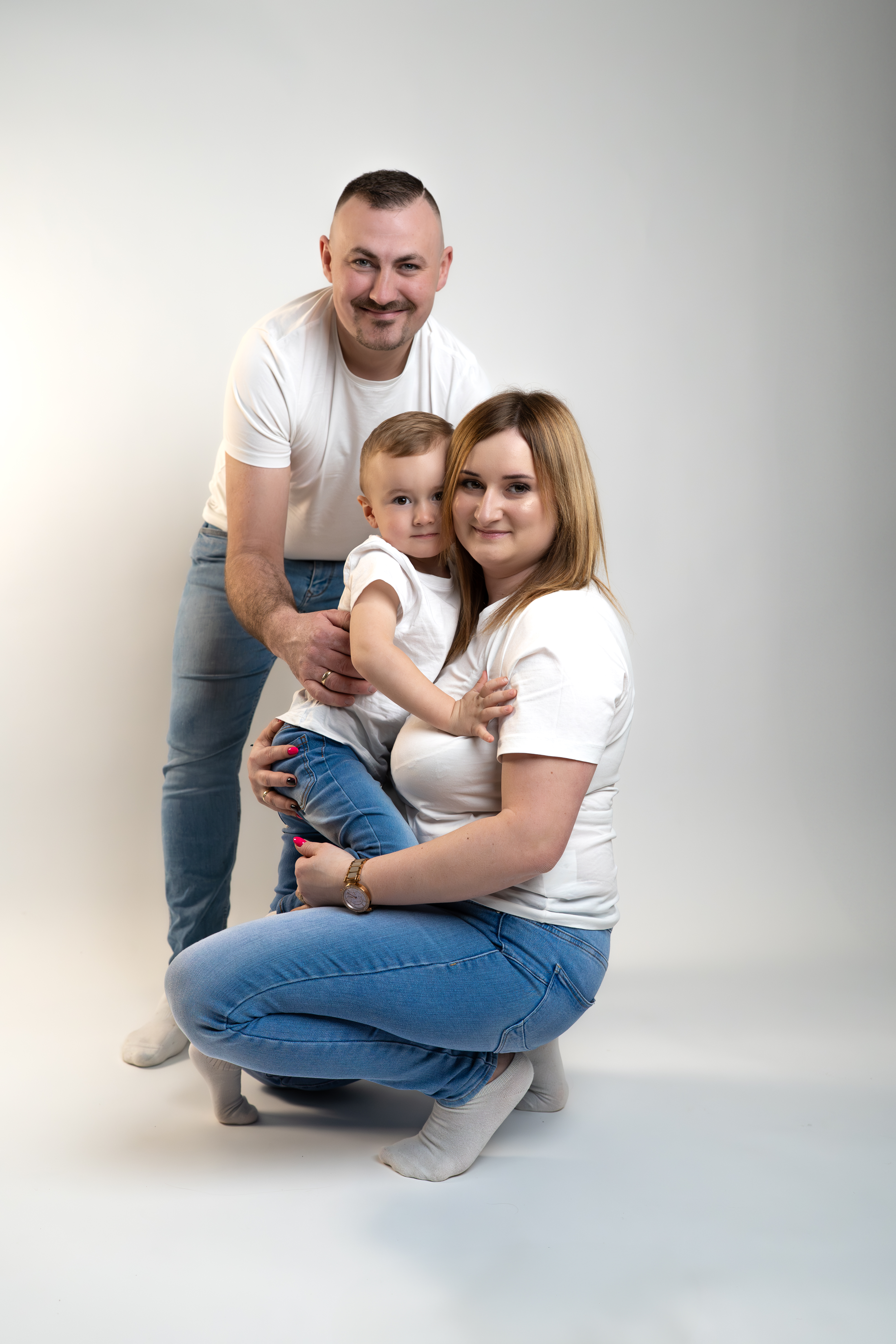 Aleksandra with familly